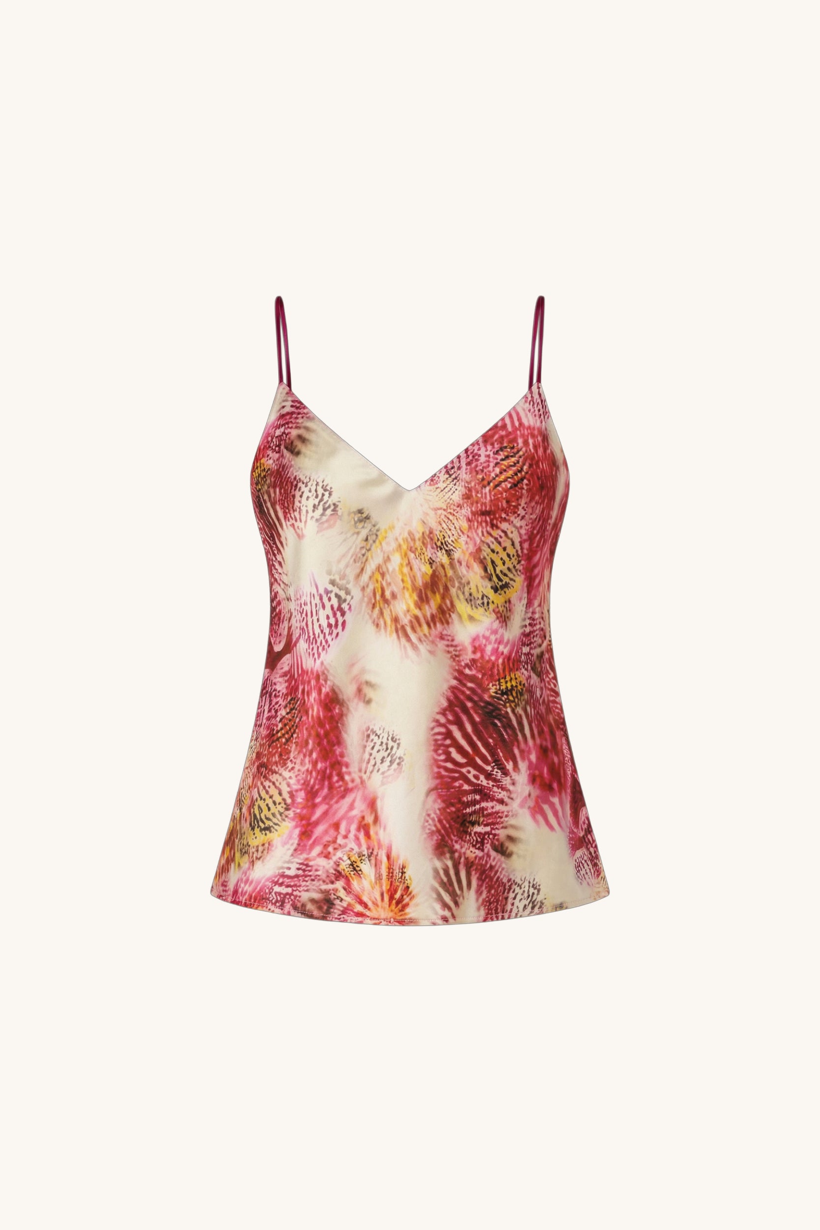 Yara Silk Camisole - Bright Orchid | The Noli Shop