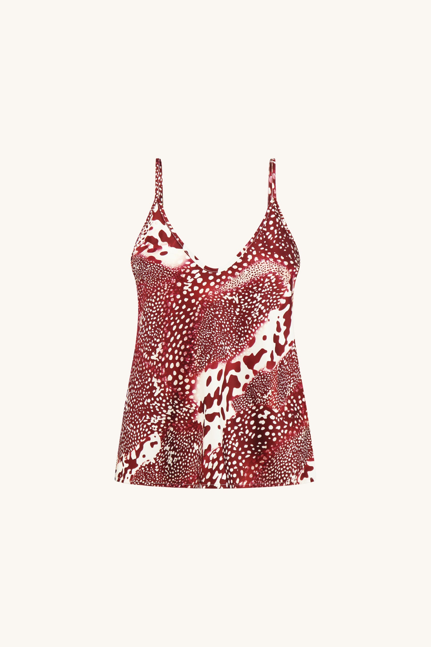 Yara Silk Camisole - Garnet Crush | The Noli Shop