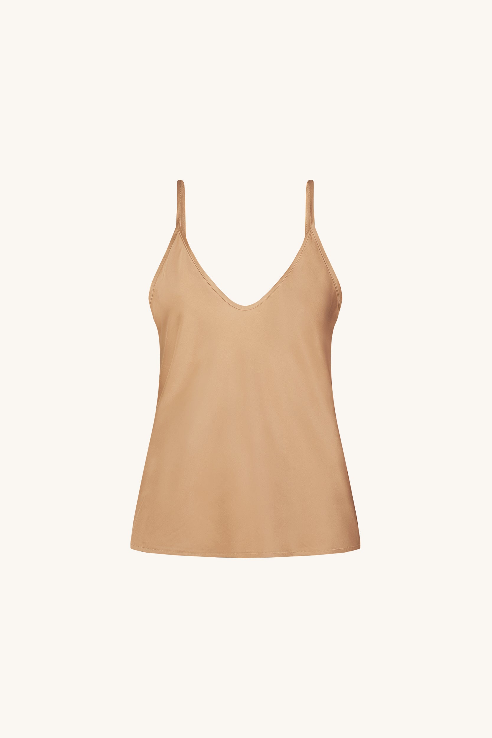 Yara Silk Camisole - Mocha | The Noli Shop