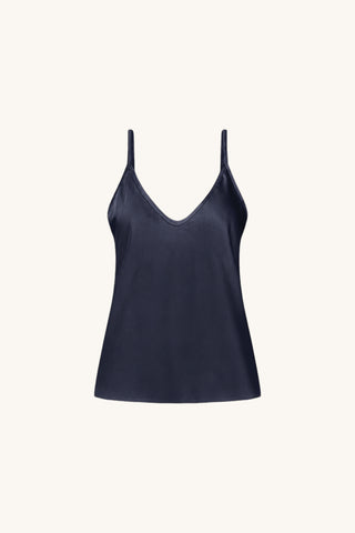 Yara Silk Camisole - Oxford Navy