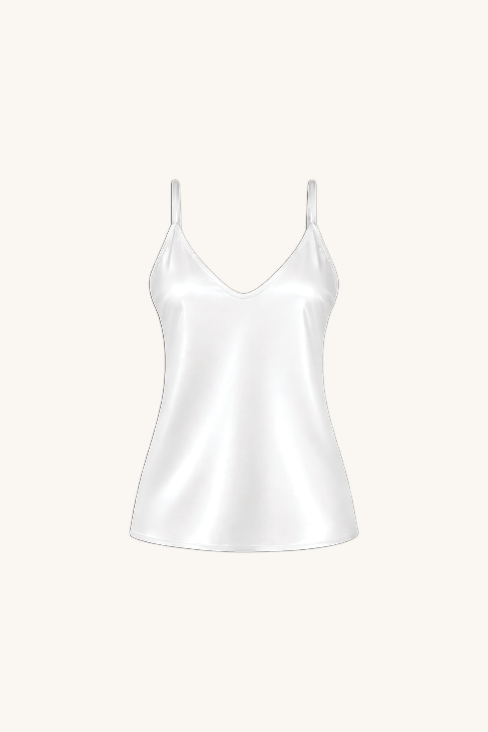Yara Silk Camisole - White | The Noli Shop