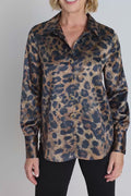 Brooke Silk Blouse - Leopard
