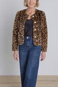Aviva Fur Jacket - Leopard