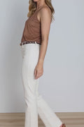 Yara Suede Camisole - Chestnut