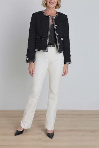 Joane Tweed Jacket - Black