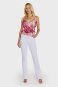 Yara Silk Camisole - Bright Orchid
