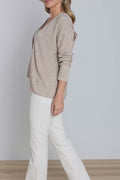 Carrie Crystal Cardigan - Beige