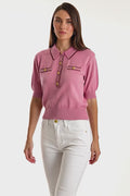 Bobbi Polo Shirt - Dusty Rose