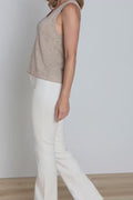Brielle Crystal Tank - Beige