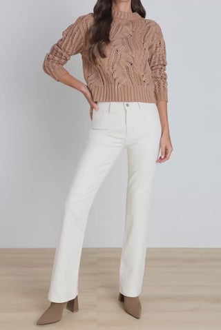Elea Crystal Sweater - Mocha