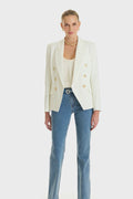 Sasha Double Breasted Blazer - White