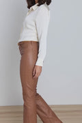 Paulina Silk Blouse - Pearl